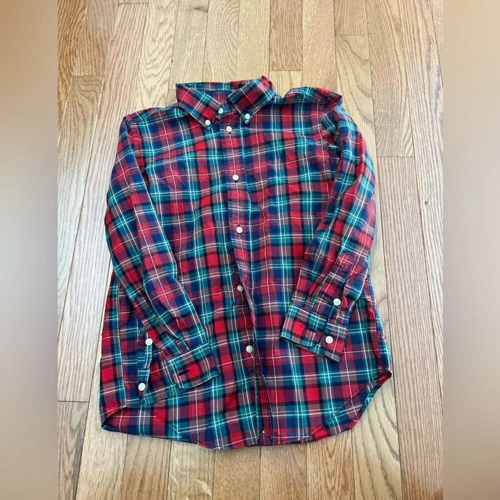 Boys Ralph Lauren Plaid Dress Shirt
